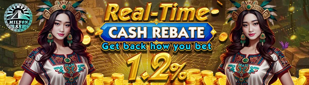 VIP 1.2% Real-Time Cash Rebate — Milyon88 sports promotion